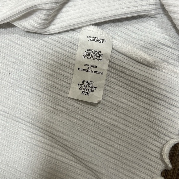 Gaze crop sweater/ Small / white - Picture 5 of 5